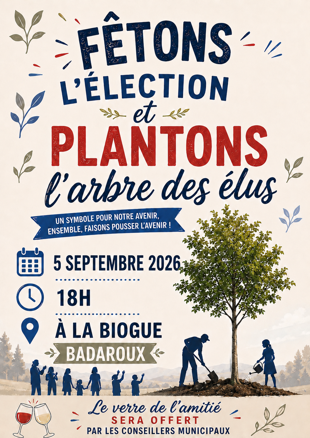 Affiche arbre élus 09