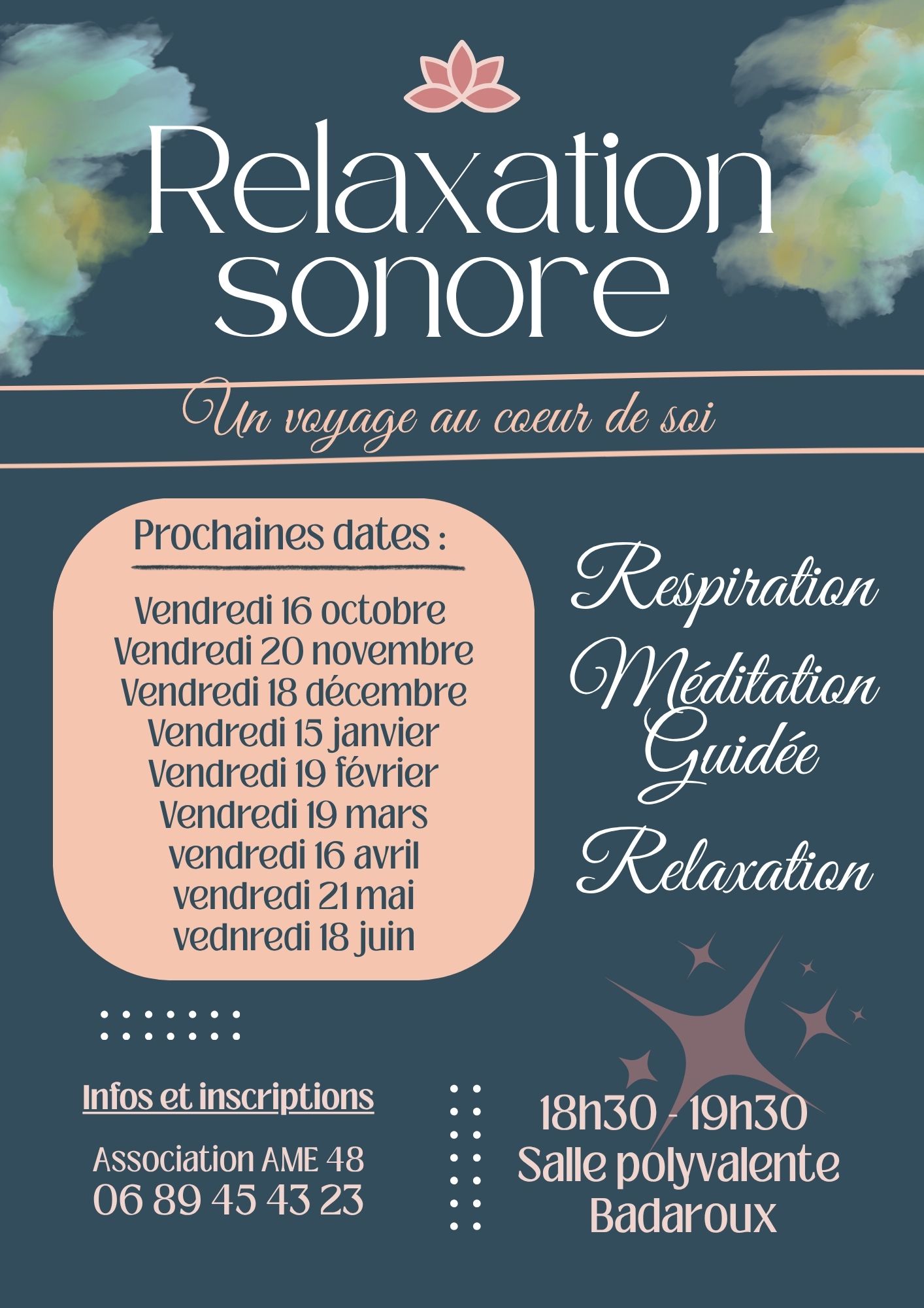 Relaxation sonore dates